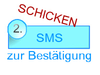 Schritt zwei: Anmeldung per SMS bestätigen